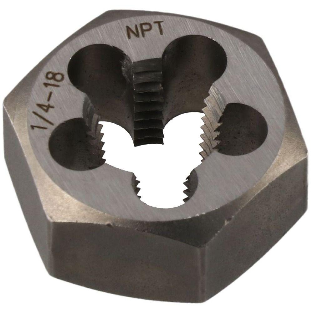 Шестигранная матрица для труб 1/4 -18 NPT, шестигранная коническая трубная матрица из углеродистой стали, конические и прямые трубы
Шестигранная матрица для труб 1/4 -18 NPT, шестигранная коническая трубная матрица из углеродистой стали, конические и прямые трубы