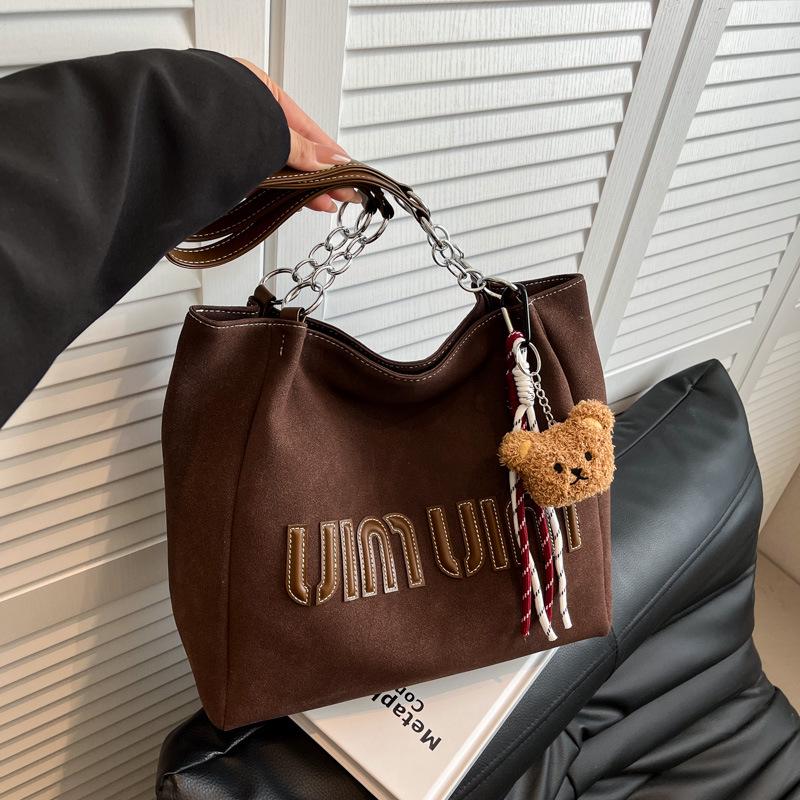 Versatile Large Capacity Korean Fashion Shoulder Tote Bag Without Pendant кофейный
Versatile Large Capacity Korean Fashion Shoulder Tote Bag Without Pendant кофейный