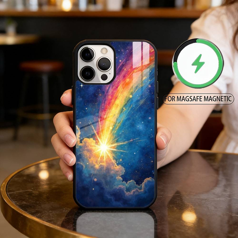 S-Shining Art Rainbow Magnetic For Magsafe Wireless Charging Phone Case For iPhone17,16,15,14,13,12,11 Plus,Pro Max iPhone16PRO
S-Shining Art Rainbow Magnetic For Magsafe Wireless Charging Phone Case For iPhone17,16,15,14,13,12,11 Plus,Pro Max iPhone16PRO