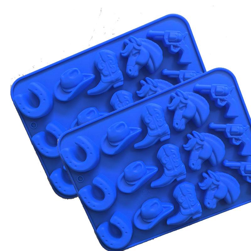 Cowboy Hat Chocolate Mold Horse Head Saddle Silicone Ice Cube Tray Western Themed Party Cake Cookies Decoration Cupcake Topper
Cowboy Hat Chocolate Mold Horse Head Saddle Silicone Ice Cube Tray Western Themed Party Cake Cookies Decoration Cupcake Topper