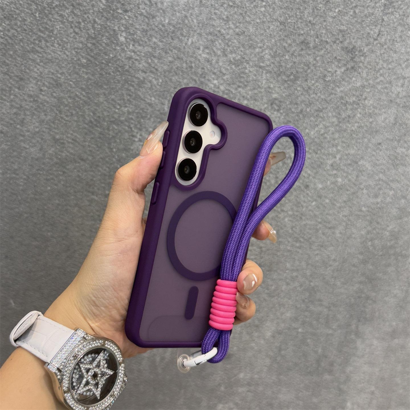 Matte Magnetic Hand Wrist Strap Case for Samsung Galaxy S26 S25 Ultra S24 Plus S23 FE A56 A55 A16 A54 A35 A15 Lanyard Slim Cover Galaxy A37
Matte Magnetic Hand Wrist Strap Case for Samsung Galaxy S26 S25 Ultra S24 Plus S23 FE A56 A55 A16 A54 A35 A15 Lanyard Slim Cover Galaxy A37