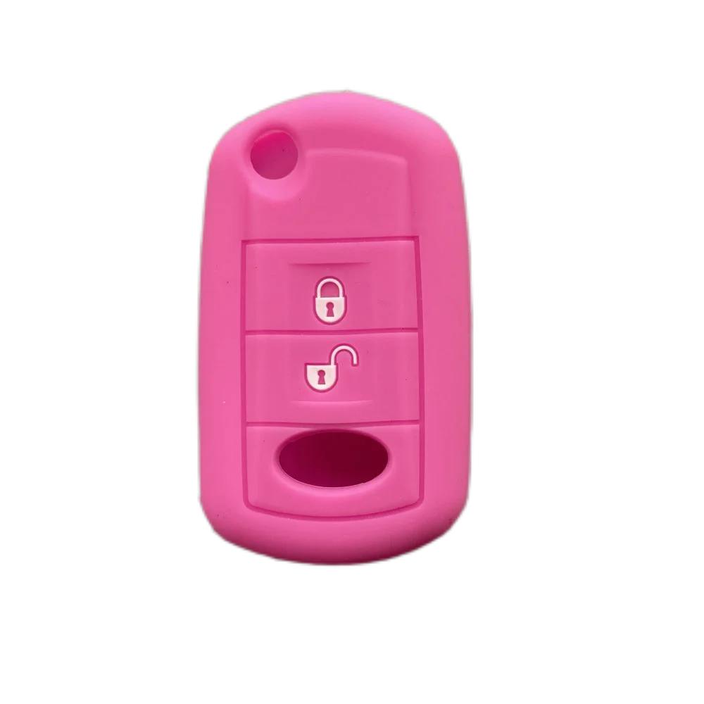 2 Buttons Silicone Car Key Case Protector Cover for LAND ROVER Freelander 2 Range Rover Sport LR3 Discovery Keychain Accessories троянди рожеві кольору
2 Buttons Silicone Car Key Case Protector Cover for LAND ROVER Freelander 2 Range Rover Sport LR3 Discovery Keychain Accessories троянди рожеві кольору