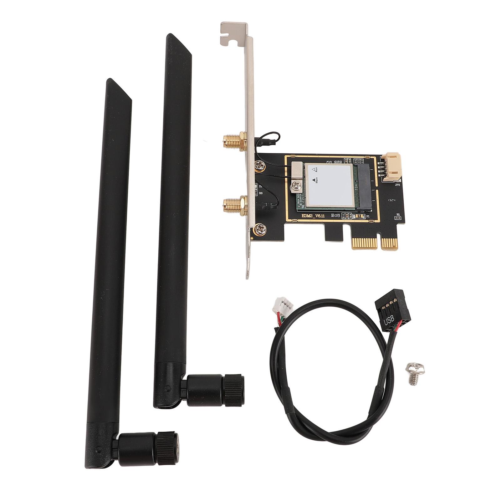 Мережева карта MT7925 5400 Мбіт/с 2.4G 5G 6G Tri Band Bluetooth 5.3 Підтримка MU MIMO PCIEx1 Wireless
Мережева карта MT7925 5400 Мбіт/с 2.4G 5G 6G Tri Band Bluetooth 5.3 Підтримка MU MIMO PCIEx1 Wireless