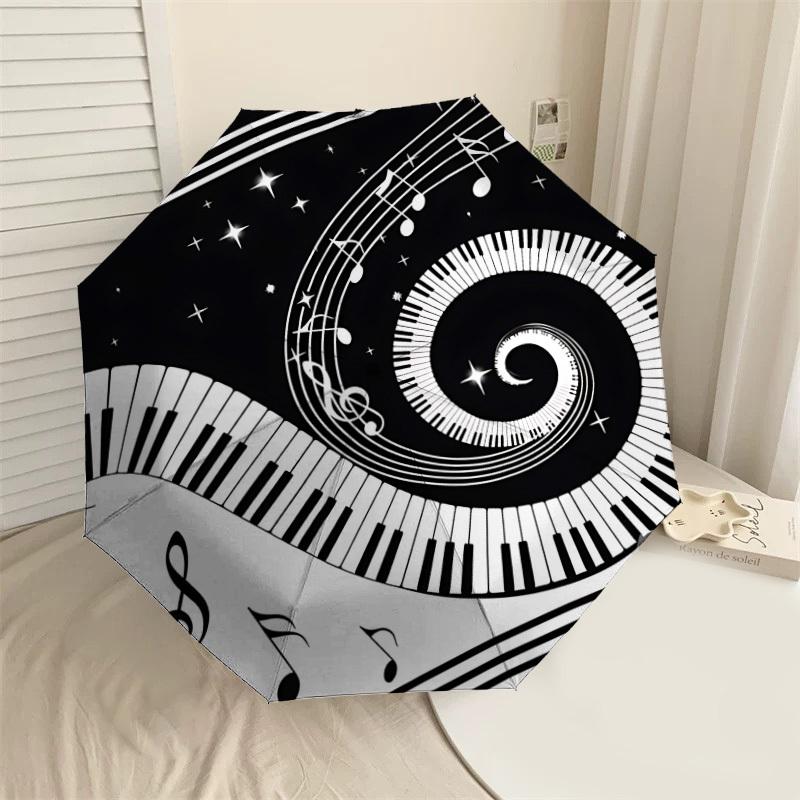 1PC Music Notes Piano Keys Umbrella-8-Rib Reinforced, Automatic Open, Lightweight & Durable, Cute Fashion Accessory for Outdoor-W190
1PC Music Notes Piano Keys Umbrella-8-Rib Reinforced, Automatic Open, Lightweight & Durable, Cute Fashion Accessory for Outdoor-W190