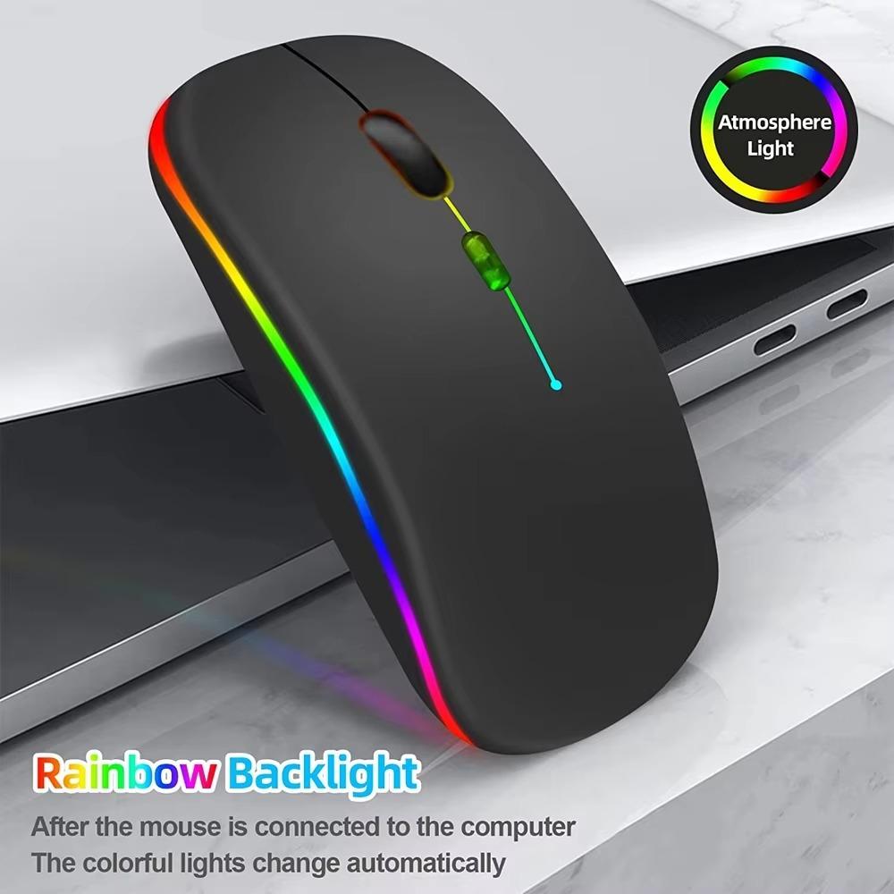 LED Light Computer Silent Mouse Colorful Gaming Bluetooth Mouse Computer Accessories белый
LED Light Computer Silent Mouse Colorful Gaming Bluetooth Mouse Computer Accessories белый