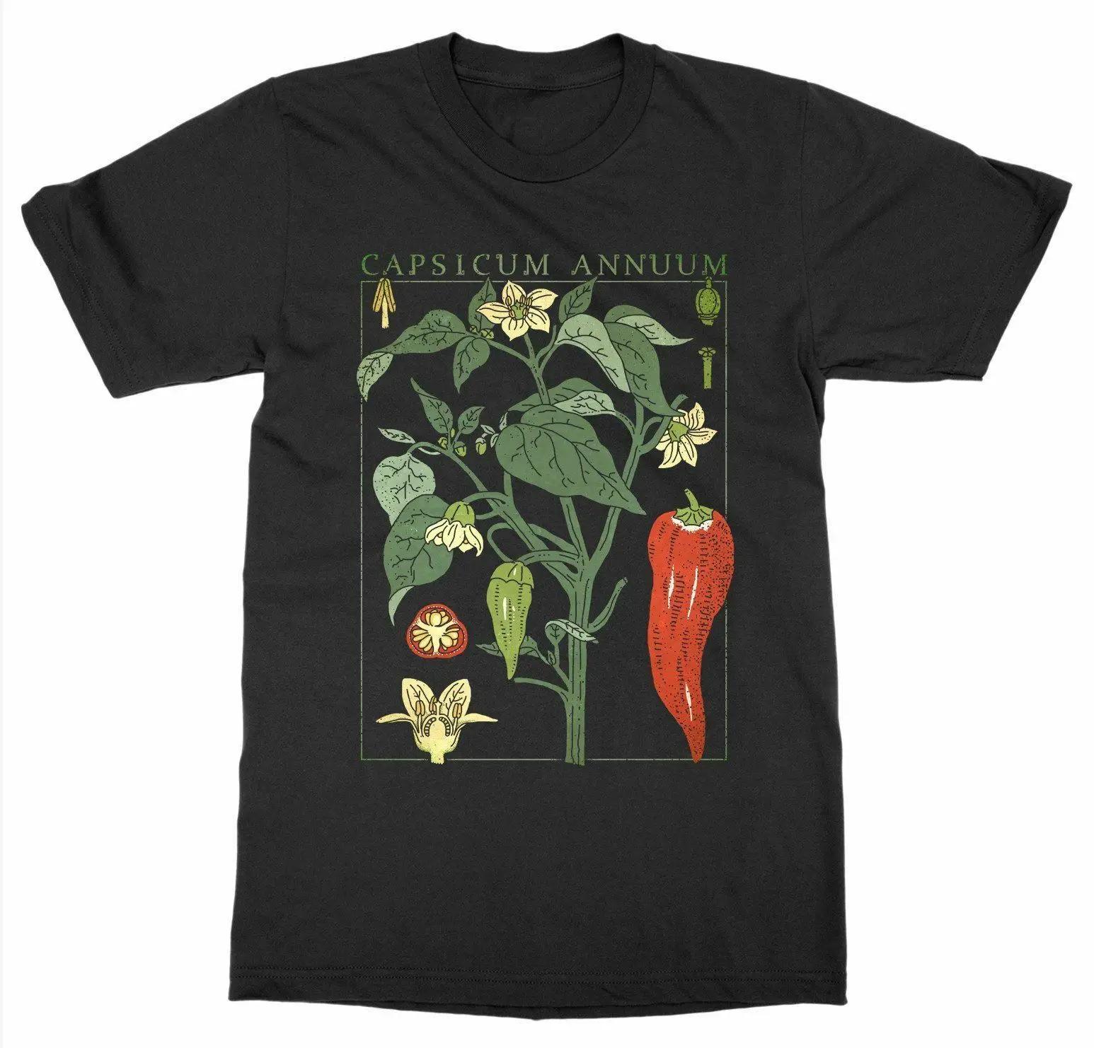 Botanical Garden Chili Pepper Plant Print Art Bloom Fruit Grow TShirt Summer Cotton Short Sleeve ONeck Unisex T Shirt S3XL 4XL
Botanical Garden Chili Pepper Plant Print Art Bloom Fruit Grow TShirt Summer Cotton Short Sleeve ONeck Unisex T Shirt S3XL 4XL