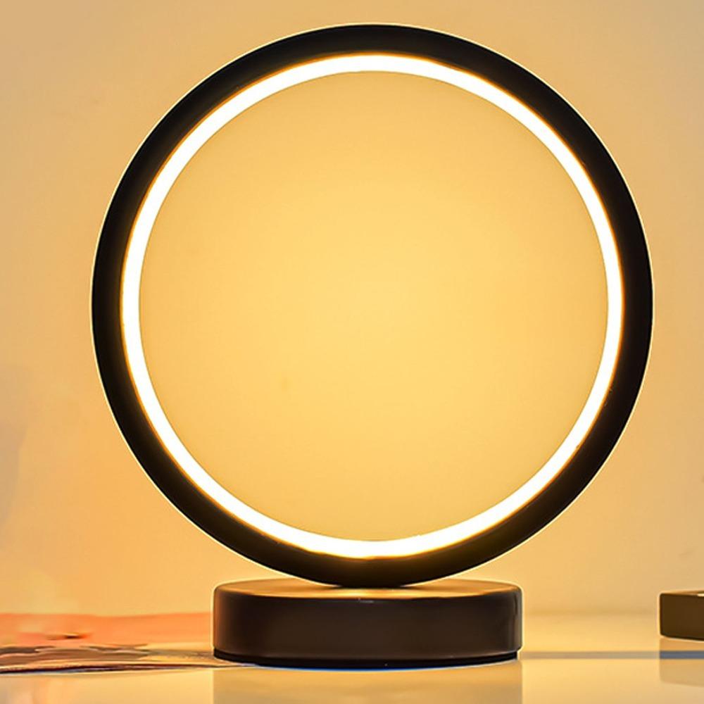 Circle Ring LED Nightstand Lamp 3 Color Modes LED Night Light Modern Bedside Table Lamp Nightstand
Circle Ring LED Nightstand Lamp 3 Color Modes LED Night Light Modern Bedside Table Lamp Nightstand