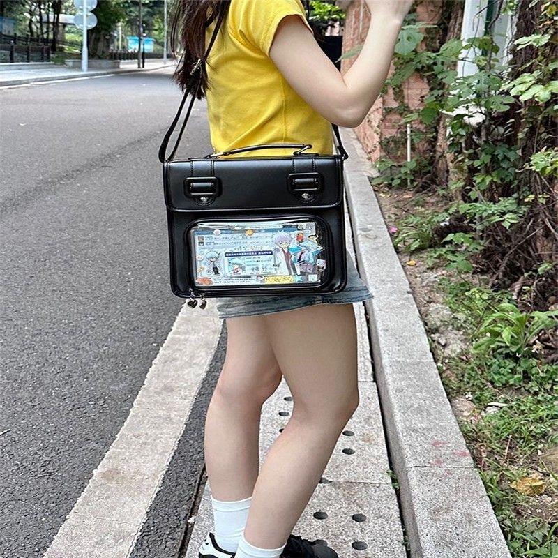 Cartoon Backpack Shoulder Bag College Student Crossbody Bag Female Ins Easiest for Match Go out to Play Large Capacity Backpack Shoulder Bag Backpack Black
Cartoon Backpack Shoulder Bag College Student Crossbody Bag Female Ins Easiest for Match Go out to Play Large Capacity Backpack Shoulder Bag Backpack Black