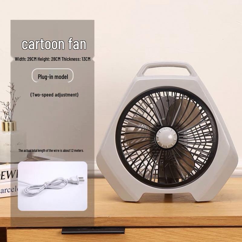 Cartoon Style Mini Desktop Fan: Large Airflow, Low Noise, Ideal for Office or Dorm Standard
Cartoon Style Mini Desktop Fan: Large Airflow, Low Noise, Ideal for Office or Dorm Standard