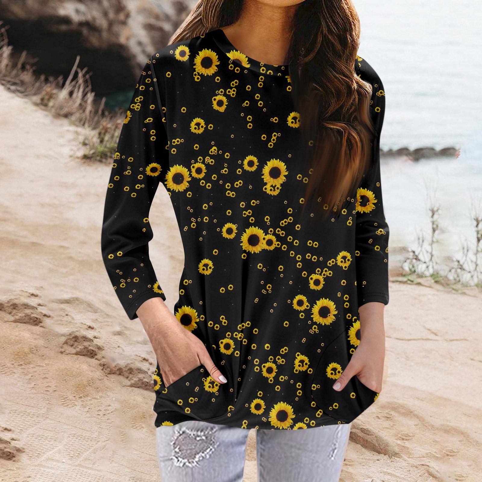 Женская модная повседневная футболка с карманом и круглым вырезом с рукавами 3/4 и топом S чёрный
Женская модная повседневная футболка с карманом и круглым вырезом с рукавами 3/4 и топом S чёрный