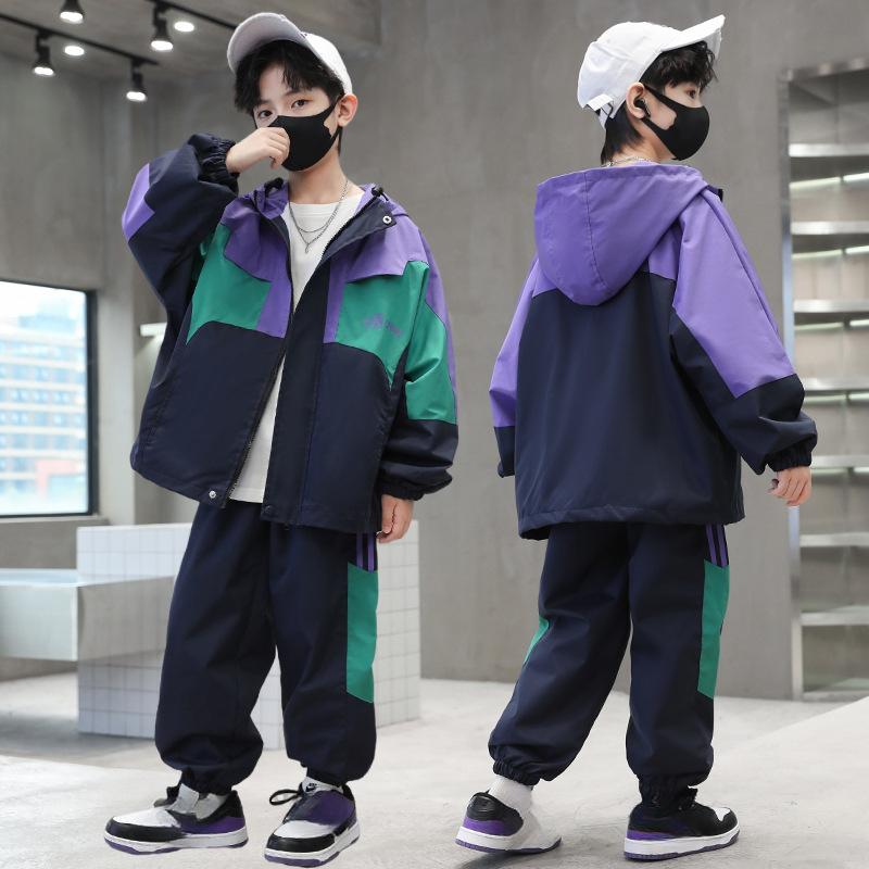 Модный костюм для мальчиков, весенне-осенний детский спортивный красивый костюм 170cm фиолетовый
Модный костюм для мальчиков, весенне-осенний детский спортивный красивый костюм 170cm фиолетовый