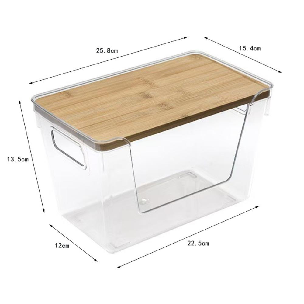 Stackable Pantry Organizers with Wooden Lids Kitchen Storage Clear Bins Under Sink Organizer for Onion Potato Fruit Vegetables
Stackable Pantry Organizers with Wooden Lids Kitchen Storage Clear Bins Under Sink Organizer for Onion Potato Fruit Vegetables