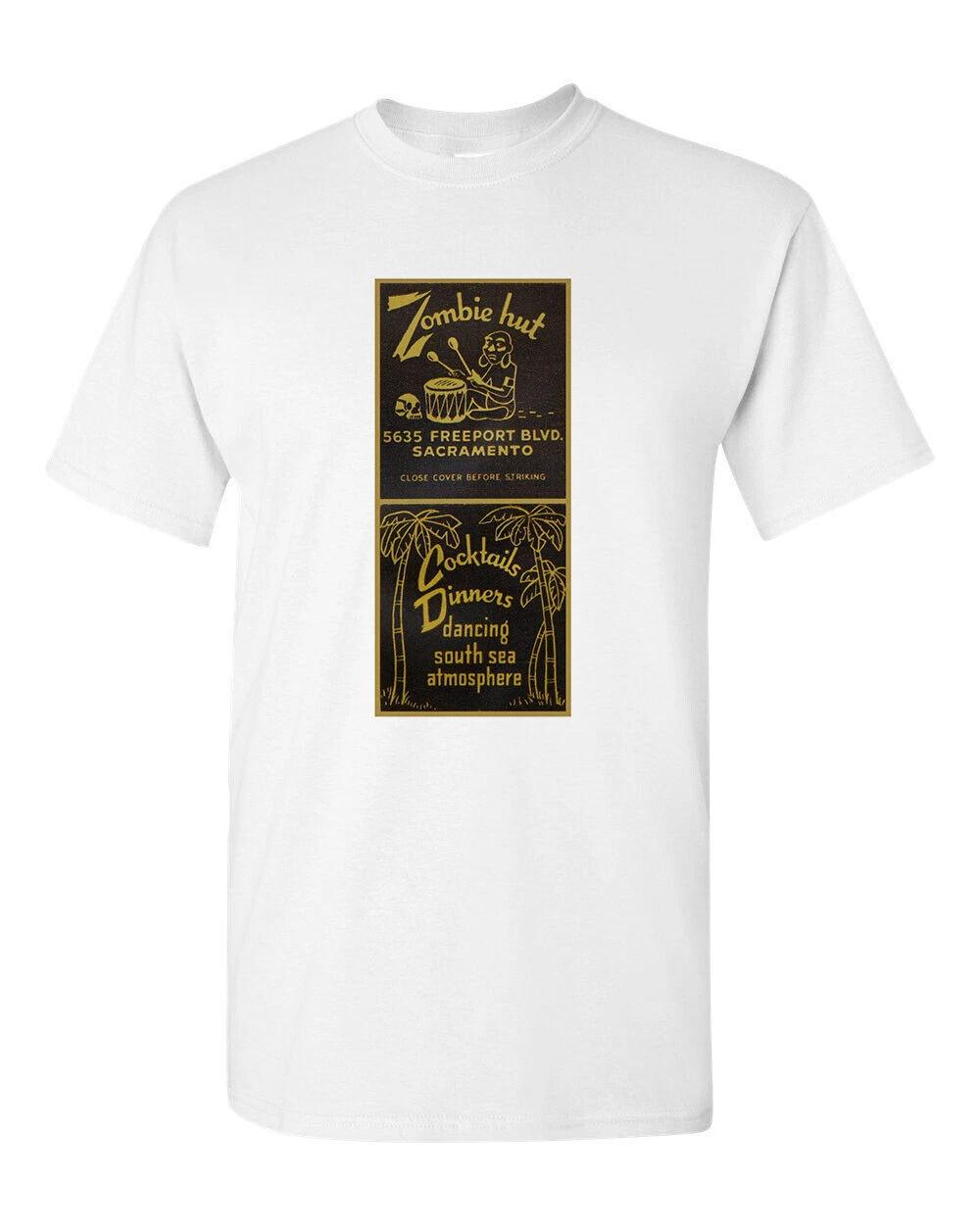 Retro Tiki T Shirt White Cotton Bar Restaurant No. 63 Zombie Hut Sacramento CA 2XL
Retro Tiki T Shirt White Cotton Bar Restaurant No. 63 Zombie Hut Sacramento CA 2XL