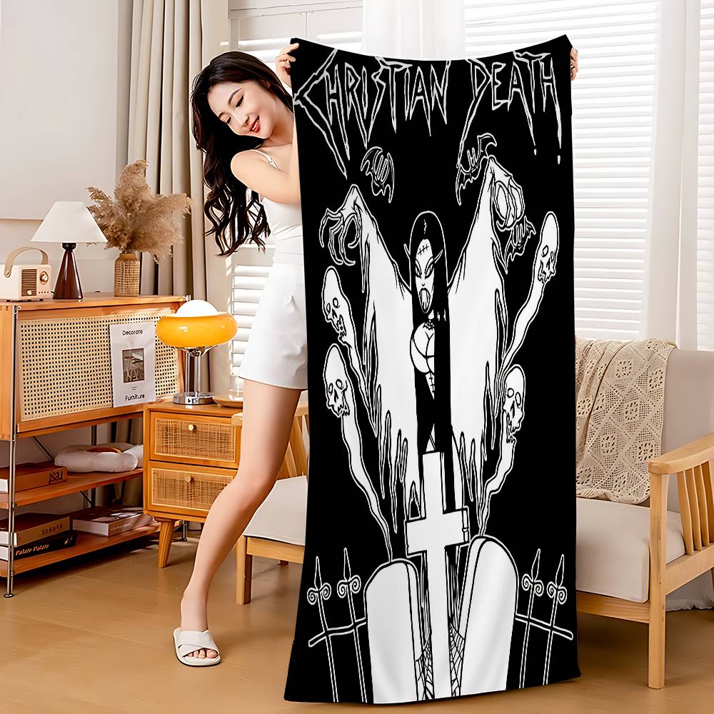 Christian Death Deathrock Band Anime Beach Swimming Towel Soft Absorbent Washcloth Children s Gifts For Kids Travel Camping Gym W30*H60(CM)
Christian Death Deathrock Band Anime Beach Swimming Towel Soft Absorbent Washcloth Children s Gifts For Kids Travel Camping Gym W30*H60(CM)