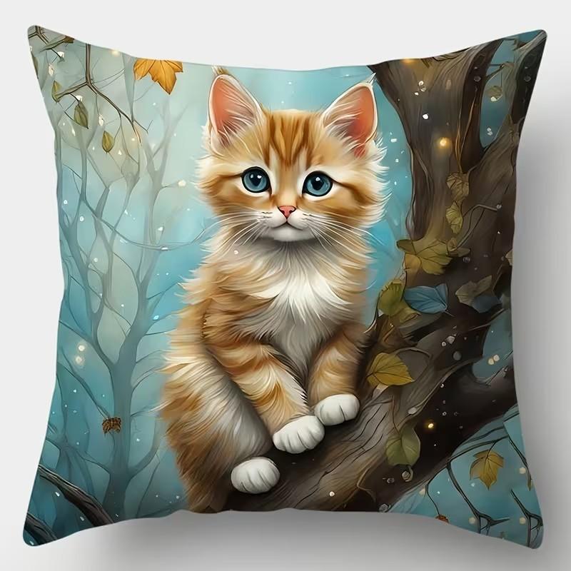 -themed Flower Cluster Throw Pillow Set For Cute Animal-themed Living Room Decoration And Sofa Decoration Cushion Cover. One Size
-themed Flower Cluster Throw Pillow Set For Cute Animal-themed Living Room Decoration And Sofa Decoration Cushion Cover. One Size
