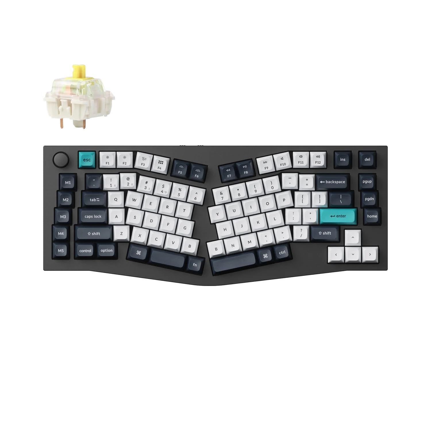 Keychron Q10 Max QMK Wireless Custom Mechanical Keyboard, Alice Layout, 2.4 GHzBluetooth 5.1Wired Connection, US Layout, RGB Light, Hot Swap
Keychron Q10 Max QMK Wireless Custom Mechanical Keyboard, Alice Layout, 2.4 GHzBluetooth 5.1Wired Connection, US Layout, RGB Light, Hot Swap