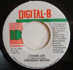 7inch Record PREZIDENT BROWN - Cookie Jar NONE Digital-B 1998 Jamaica Reggae, Ska & Dub Used
7inch Record PREZIDENT BROWN - Cookie Jar NONE Digital-B 1998 Jamaica Reggae, Ska & Dub Used