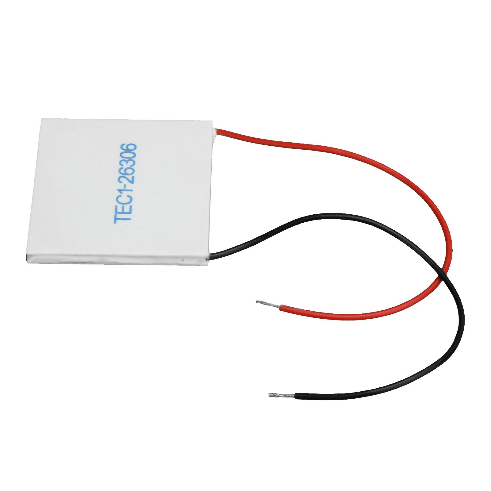 Термоелектрична охолоджувальна пластина Напівпровідниковий охолоджувач Радіатор TEC1‑26306 50 x 50мм 24В 6А
Термоелектрична охолоджувальна пластина Напівпровідниковий охолоджувач Радіатор TEC1‑26306 50 x 50мм 24В 6А