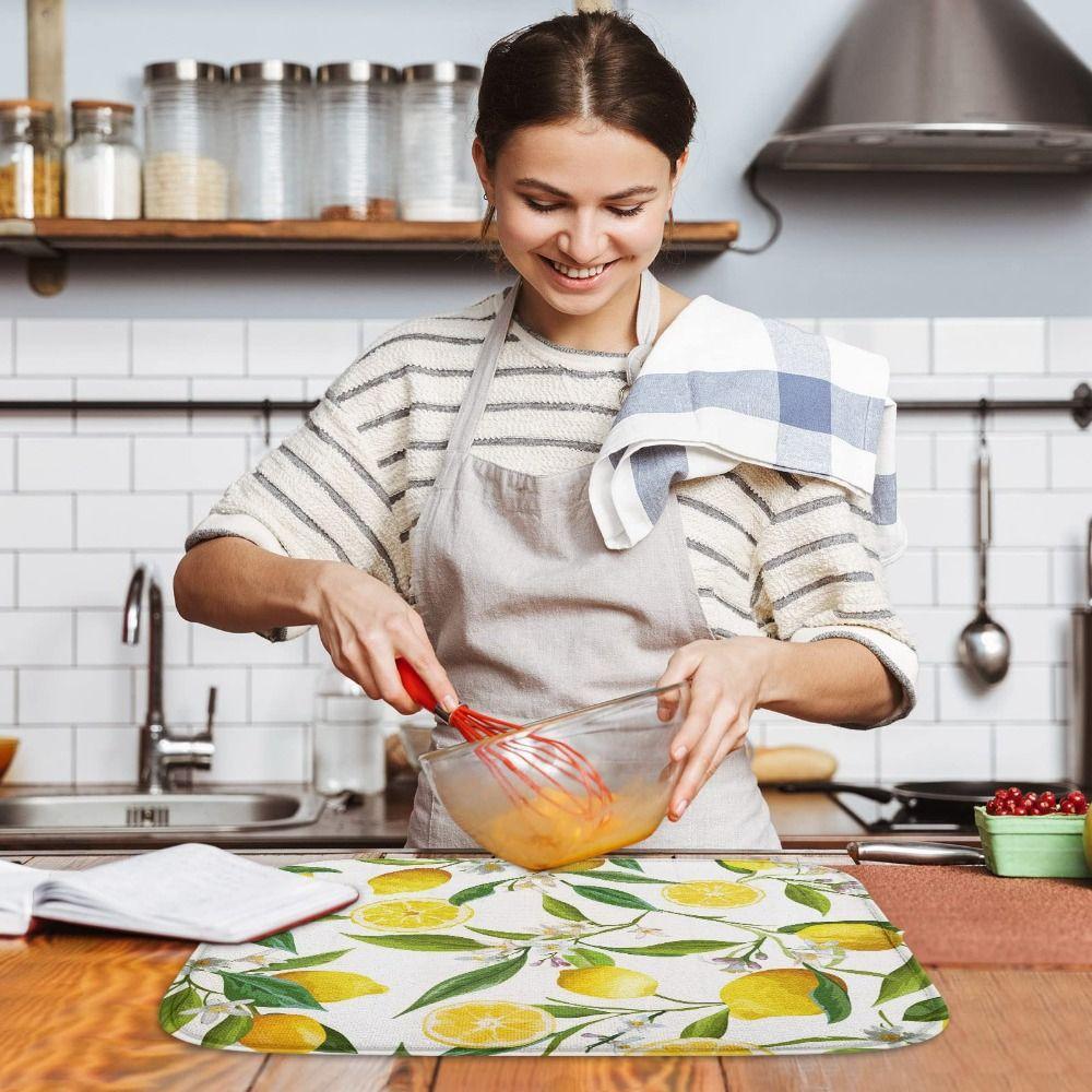 2шт лимонный кухонный коврик из микрофибры лимонный коврик для сушки посуды фрукты дома
2шт лимонный кухонный коврик из микрофибры лимонный коврик для сушки посуды фрукты дома