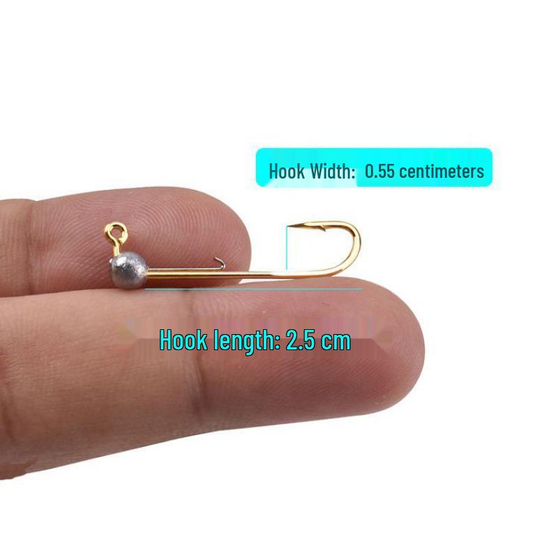 Anti-Snag Long Handle Micro Lure with T-Tail Soft Bait and Reinforced Hook 10 hooks + 10 matching soft baits
Anti-Snag Long Handle Micro Lure with T-Tail Soft Bait and Reinforced Hook 10 hooks + 10 matching soft baits