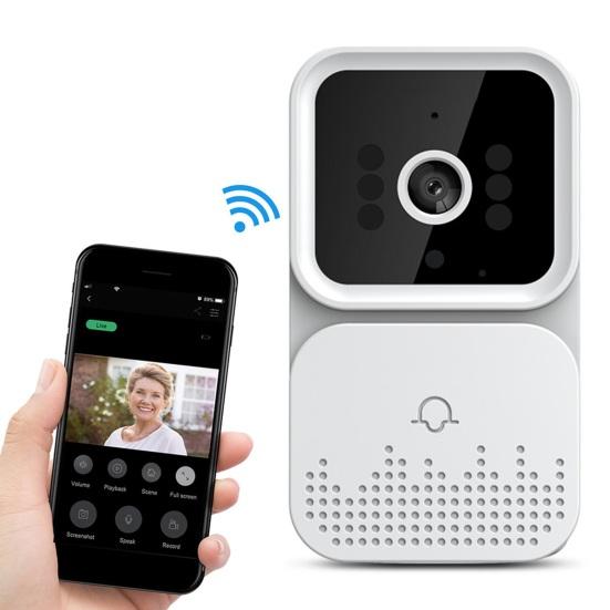 Практичная 2,4G Wi-Fi функция облачного хранения данных с беспроводной камерой высокого разрешения, домофон, дверной звонок с ночным видением для квартиры белый
Практичная 2,4G Wi-Fi функция облачного хранения данных с беспроводной камерой высокого разрешения, домофон, дверной звонок с ночным видением для квартиры белый