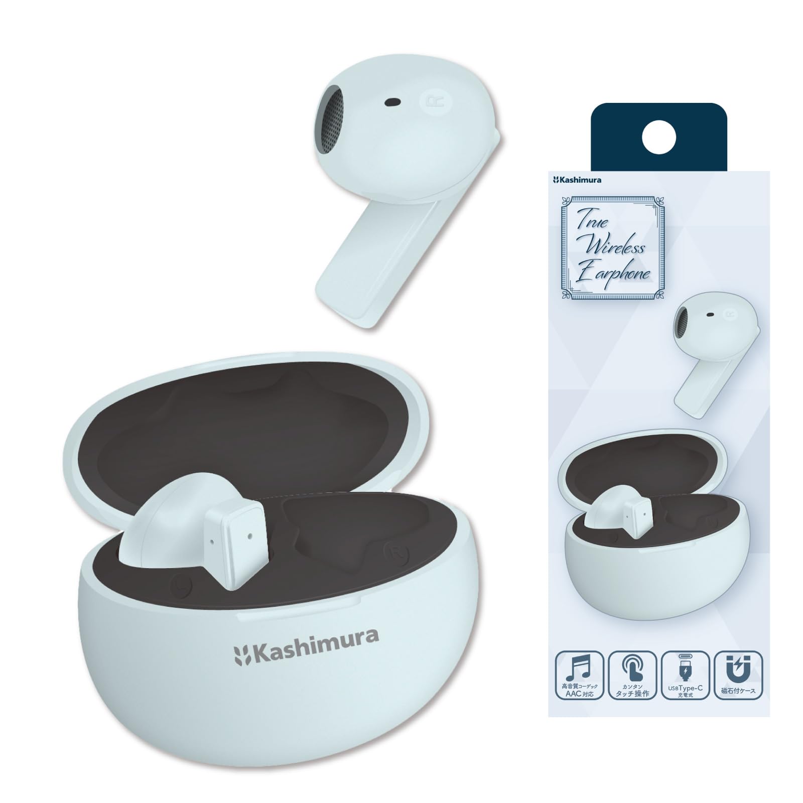 Kashimura 3 cute pastel Enjoy great sound with ease for everyday Fully wireless stereo pastel colors! use. earphones, blue, NBL-131 синій
Kashimura 3 cute pastel Enjoy great sound with ease for everyday Fully wireless stereo pastel colors! use. earphones, blue, NBL-131 синій