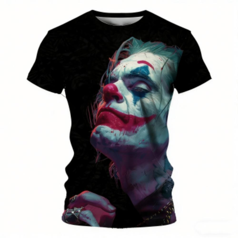 Fashion Knight Clown Print Men s T-Shirts Fashion Street Short-Sleeve Outdoor Casual Tops Men and Women s Tees Top XXS
Fashion Knight Clown Print Men s T-Shirts Fashion Street Short-Sleeve Outdoor Casual Tops Men and Women s Tees Top XXS
