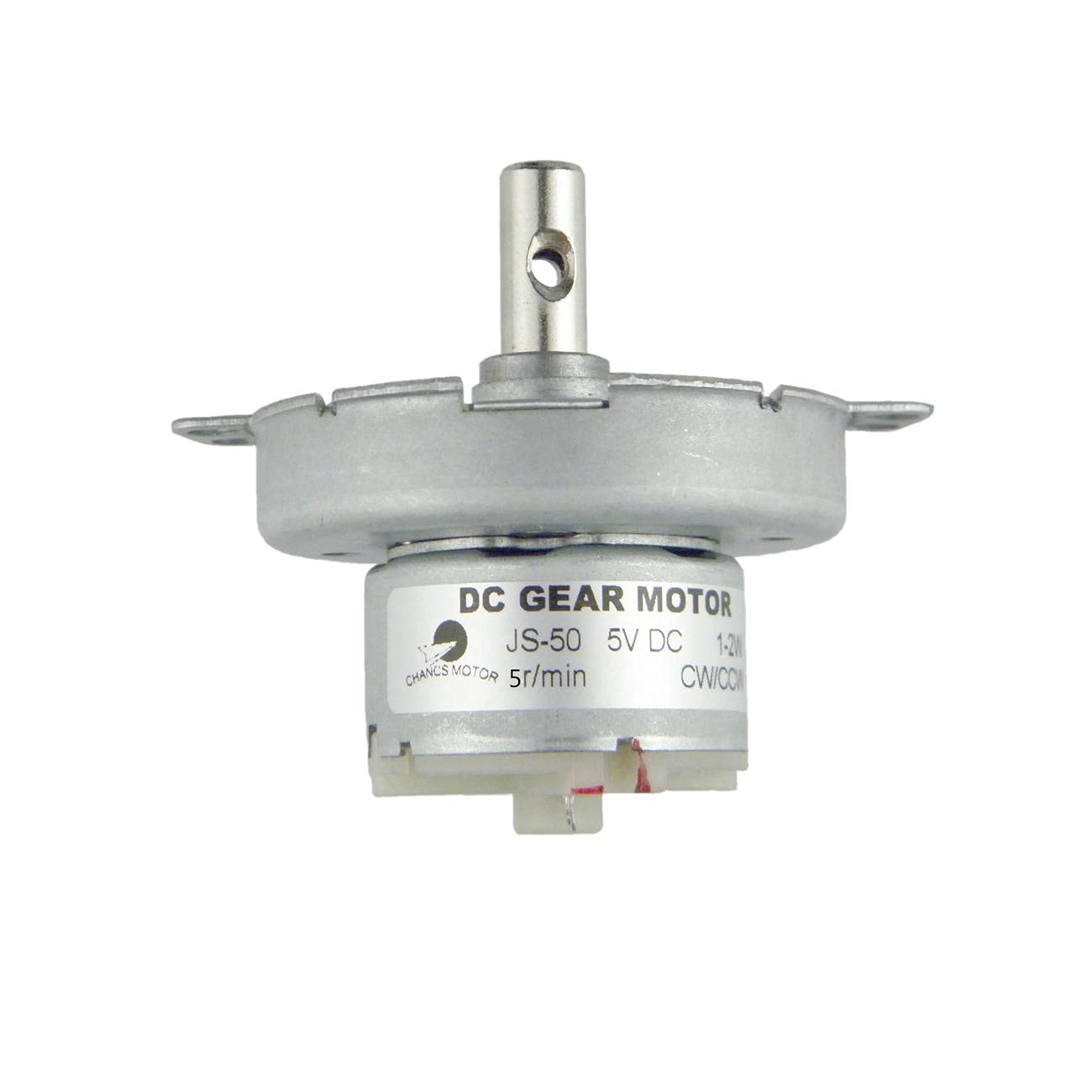 CHANCS Brushed DC Motor JS-50 DC 5V 5RPM Gear Motor Metal Outer Reduction Gear Box
CHANCS Brushed DC Motor JS-50 DC 5V 5RPM Gear Motor Metal Outer Reduction Gear Box