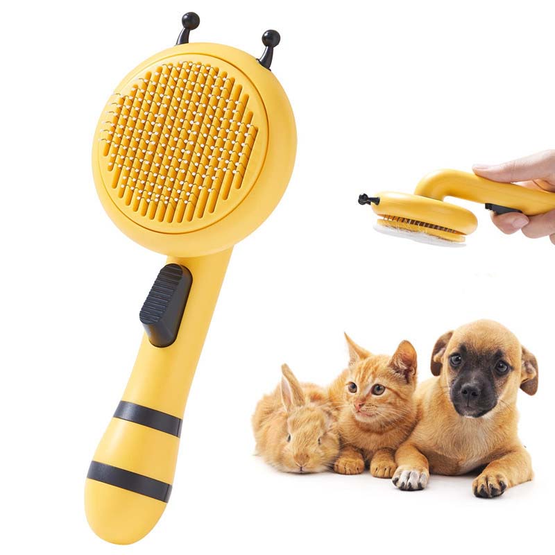 Голка з нержавіючої сталі одним клацанням Bee Cleaning for Dog Cat Grooming Tool Floating Hair Remove Massage Pet Гребінець Brush рожевий
Голка з нержавіючої сталі одним клацанням Bee Cleaning for Dog Cat Grooming Tool Floating Hair Remove Massage Pet Гребінець Brush рожевий