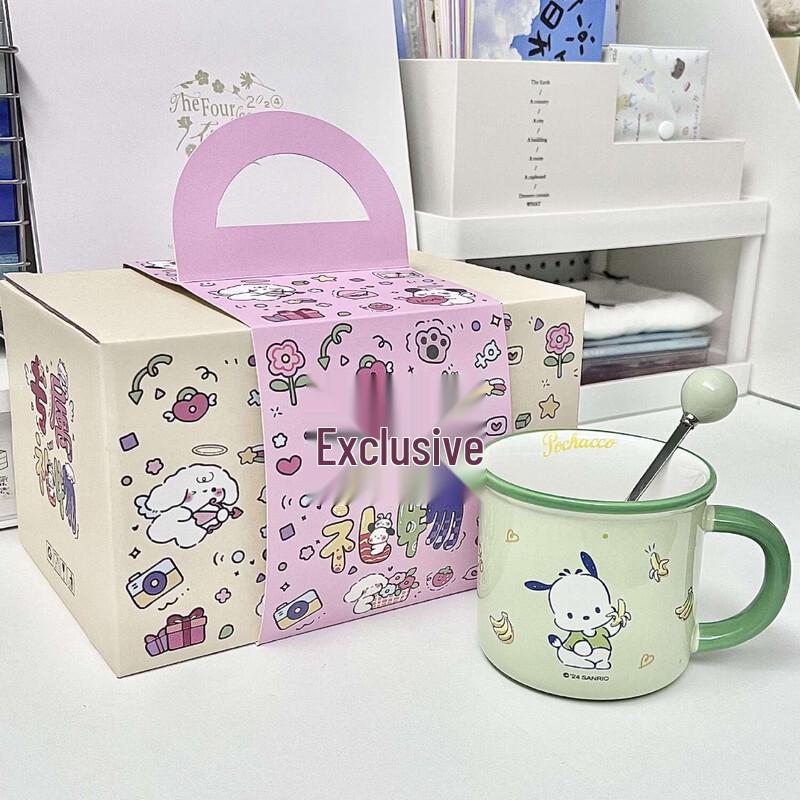 Мила пластикова кавова чашка Pochacco з круглою ложкою
Мила пластикова кавова чашка Pochacco з круглою ложкою