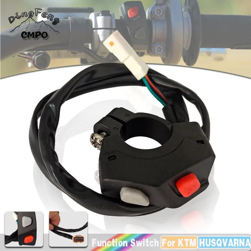 Universal 2-in-1 Motorcycle Switch Button Electric Flameout Starter Stop ON/OFF Horn Kill for KTM EXC-F SXF XC TE Accessories 1pcs
Universal 2-in-1 Motorcycle Switch Button Electric Flameout Starter Stop ON/OFF Horn Kill for KTM EXC-F SXF XC TE Accessories 1pcs