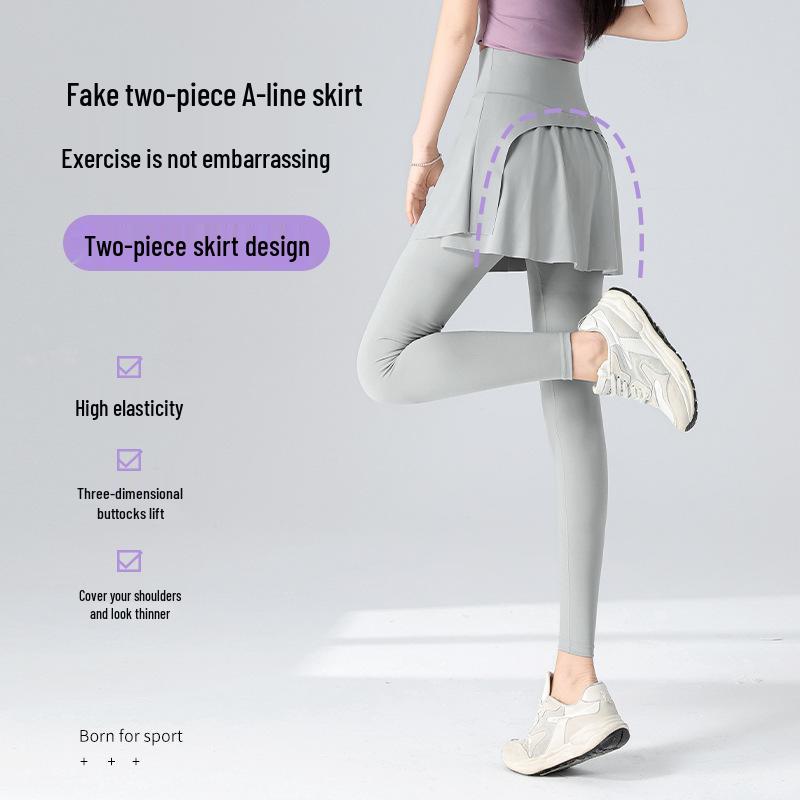 High-Waisted Women s Yoga Pants with Skirt Overlay, Breathable and Hip-Lifting for Running and Fitness L
High-Waisted Women s Yoga Pants with Skirt Overlay, Breathable and Hip-Lifting for Running and Fitness L