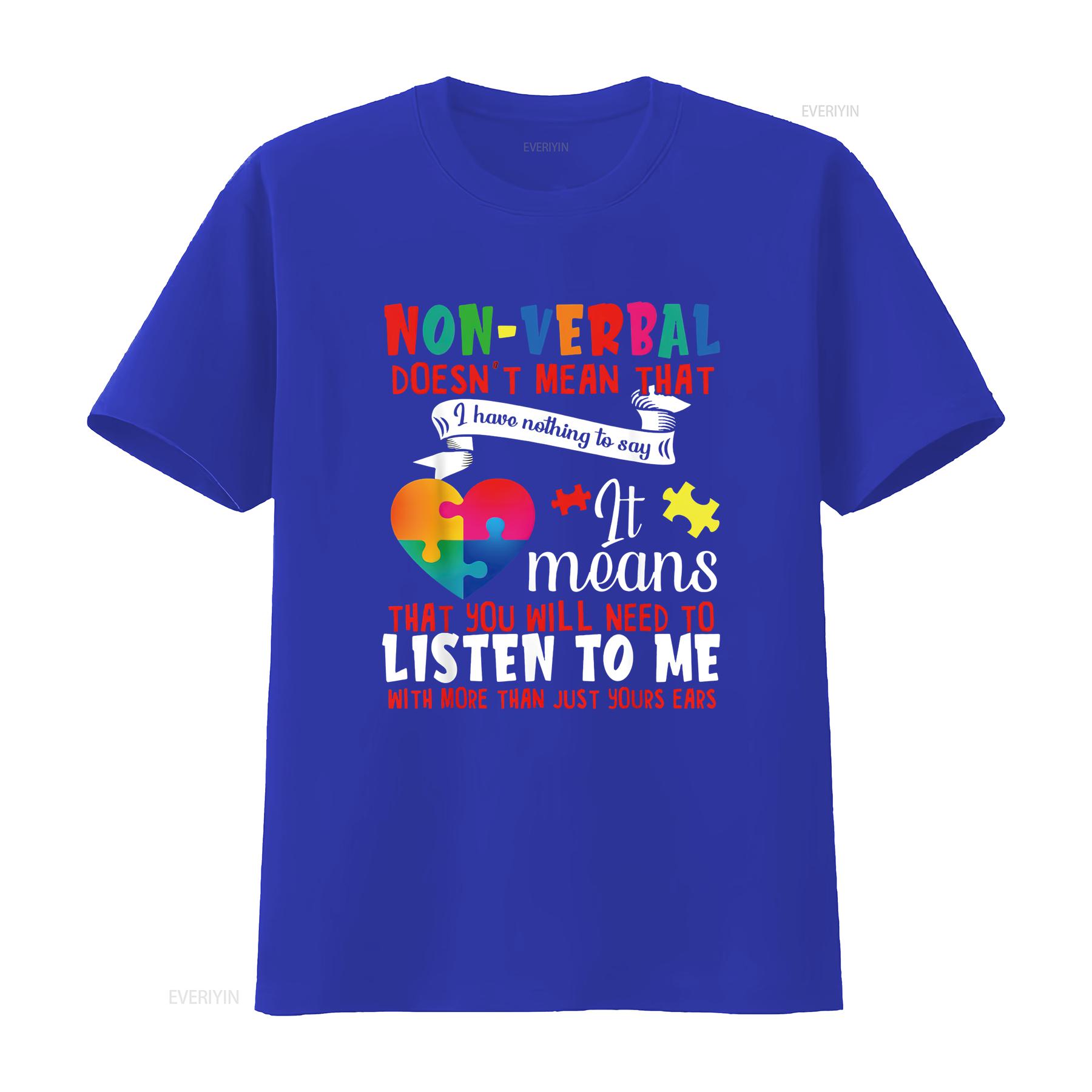 Womens Non verbal Doesnt Mean I Have Nothing To Say Autism Autistic T Shirt Black vintage Washed Stylish Top For Everyday Wear S
Womens Non verbal Doesnt Mean I Have Nothing To Say Autism Autistic T Shirt Black vintage Washed Stylish Top For Everyday Wear S