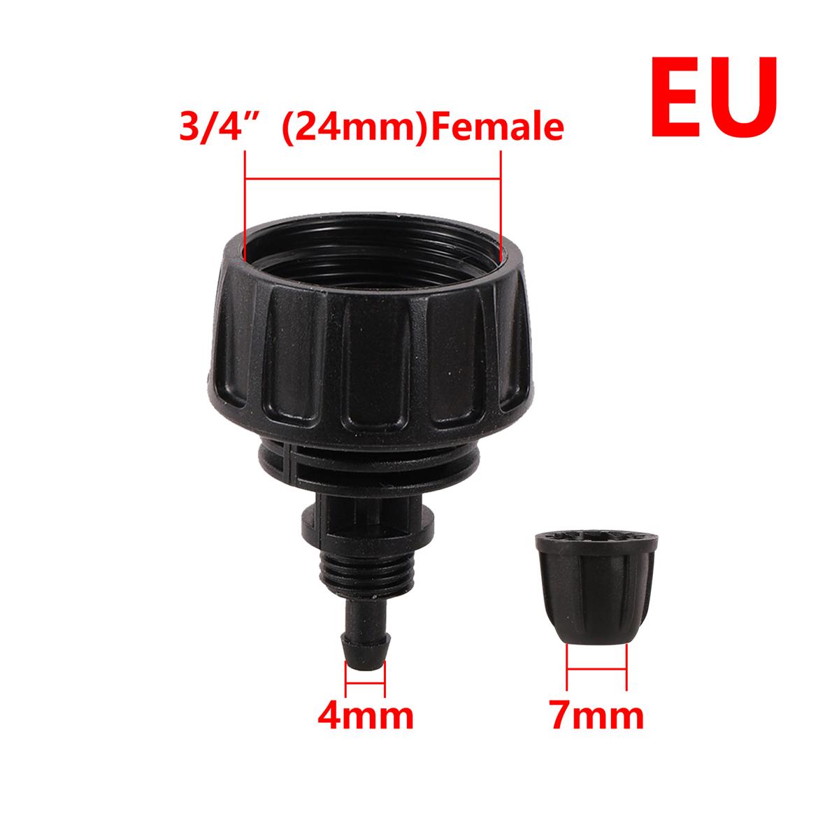 Mirco-Drip Irrigation System Fittings 3/4 Female Thread Locked Straight Connector DN16 8/11 4/7mm Hose Pipe Joint EU Standard 1Pc
Mirco-Drip Irrigation System Fittings 3/4 Female Thread Locked Straight Connector DN16 8/11 4/7mm Hose Pipe Joint EU Standard 1Pc