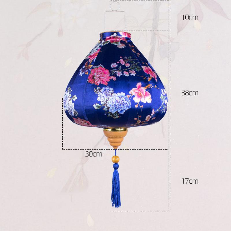 12 Inch Vietnam Chinese Traditional Retro Silk Lanterns Floral Pattern Mid-autumn Lantern For New Year Festival Hanging Decor 12INCH
12 Inch Vietnam Chinese Traditional Retro Silk Lanterns Floral Pattern Mid-autumn Lantern For New Year Festival Hanging Decor 12INCH