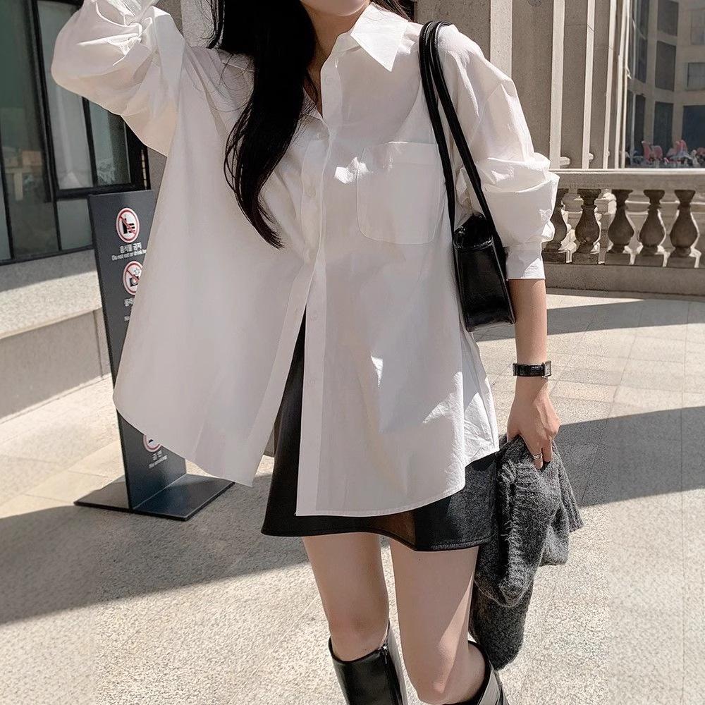 Women s White Loose Long-Sleeve Polo Cardigan - Korean Style for Spring & Autumn Large белый
Women s White Loose Long-Sleeve Polo Cardigan - Korean Style for Spring & Autumn Large белый