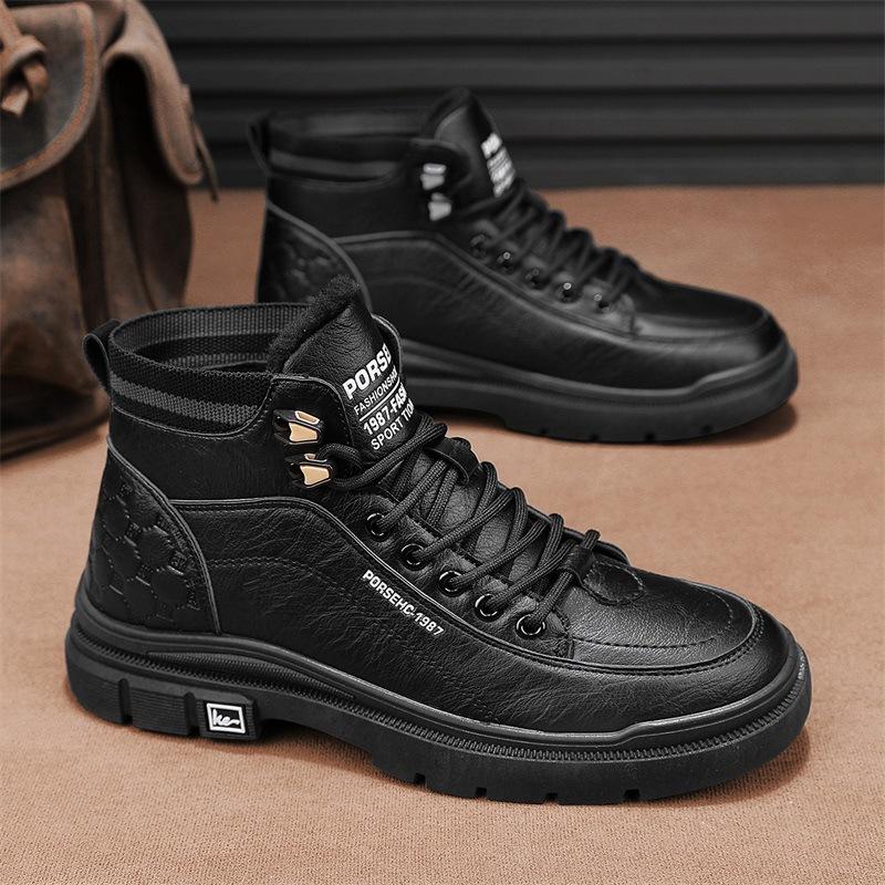 High-top men s shoes 2025 new autumn sports and leisure men s leather shoes retro Martin boots outer wear locomotive tooling shoes 39
High-top men s shoes 2025 new autumn sports and leisure men s leather shoes retro Martin boots outer wear locomotive tooling shoes 39