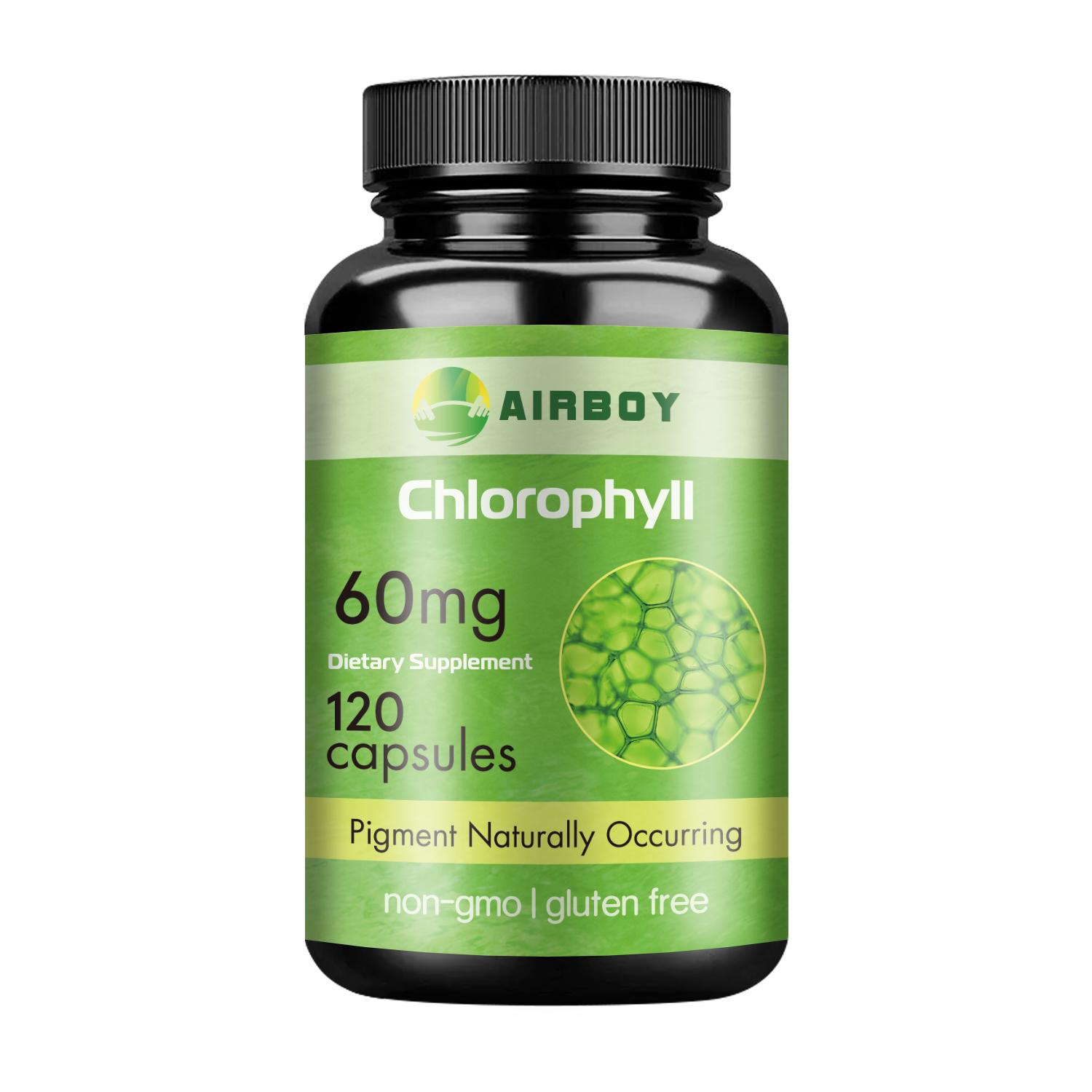 Chlorophyll capsules, each containing 60 mg of chlorophyll, all-natural, suitable for both men and women. 120*1
Chlorophyll capsules, each containing 60 mg of chlorophyll, all-natural, suitable for both men and women. 120*1