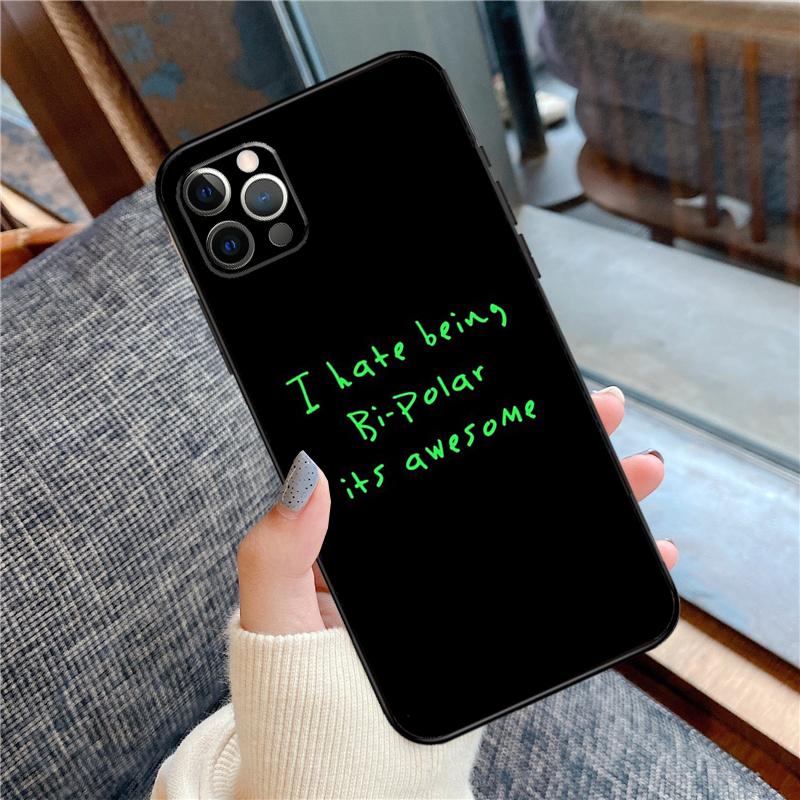 I Hate Being Bipolar Its Awesome Phone Case For iPhone 16 15 14 13 12 11 Pro Max 12 13 mini XR 15 16 Plus 16e Cover Shell iPhone 15 Pro
I Hate Being Bipolar Its Awesome Phone Case For iPhone 16 15 14 13 12 11 Pro Max 12 13 mini XR 15 16 Plus 16e Cover Shell iPhone 15 Pro