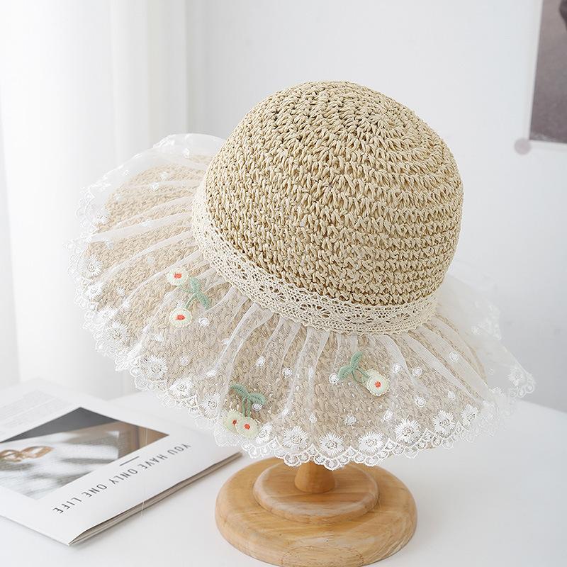 Women s Summer Hat Lace Floral Brim Sunshade Sun Hat Lady Korean Style Bucket Hat Fisherman Cap Seaside Sunscreen Beach Travel 56-58cm
Women s Summer Hat Lace Floral Brim Sunshade Sun Hat Lady Korean Style Bucket Hat Fisherman Cap Seaside Sunscreen Beach Travel 56-58cm