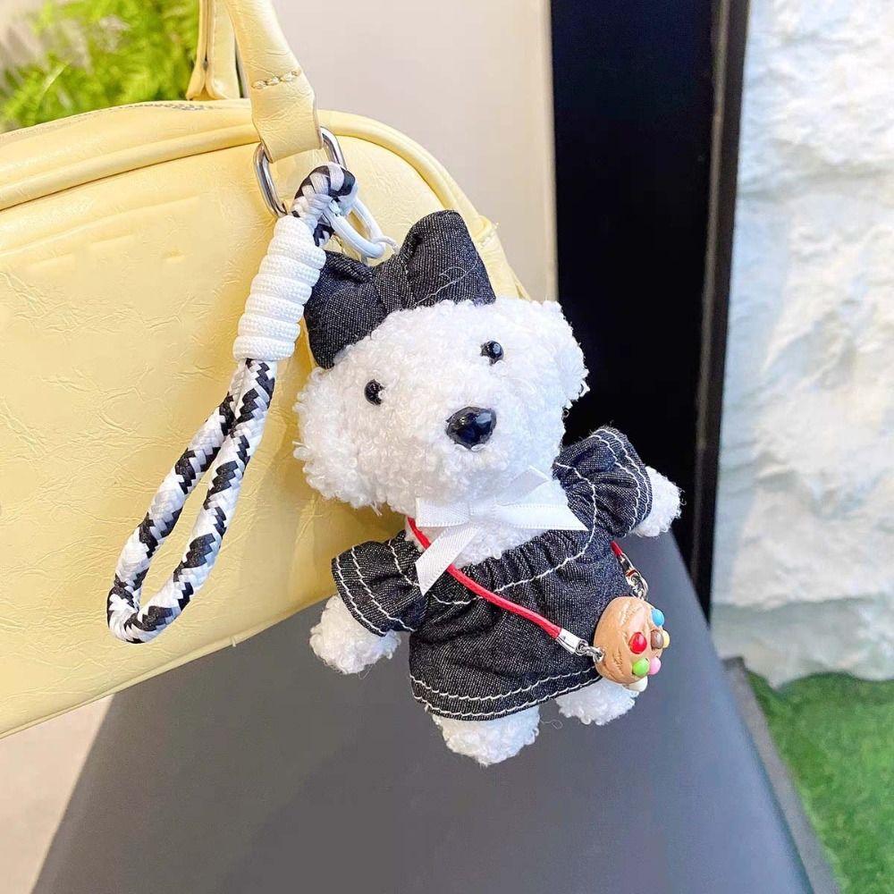 Fluffy Plush Dog Keychain Soft Dod Pendant Lovely Plush Dolls Bag Decor чорний
Fluffy Plush Dog Keychain Soft Dod Pendant Lovely Plush Dolls Bag Decor чорний