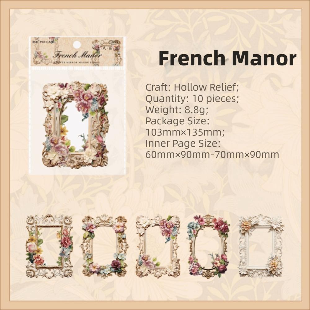 10pcs Lot Creative Design Vintage Flower Border Card Flower Pattern Border Style Collage Card Vintage Style Mirror Frame Card
10pcs Lot Creative Design Vintage Flower Border Card Flower Pattern Border Style Collage Card Vintage Style Mirror Frame Card
