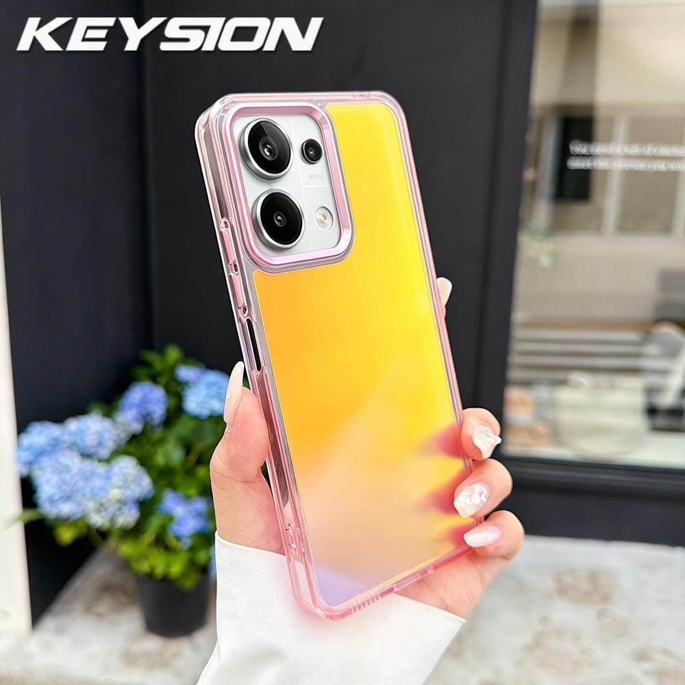 KEYSION Fashion Laser Gradient Colorful Phone Case for Xiaomi POCO M6 Pro Soft TPU+PC Shockproof Back Cover for POCO X6 for POCO X6 рожевий
KEYSION Fashion Laser Gradient Colorful Phone Case for Xiaomi POCO M6 Pro Soft TPU+PC Shockproof Back Cover for POCO X6 for POCO X6 рожевий