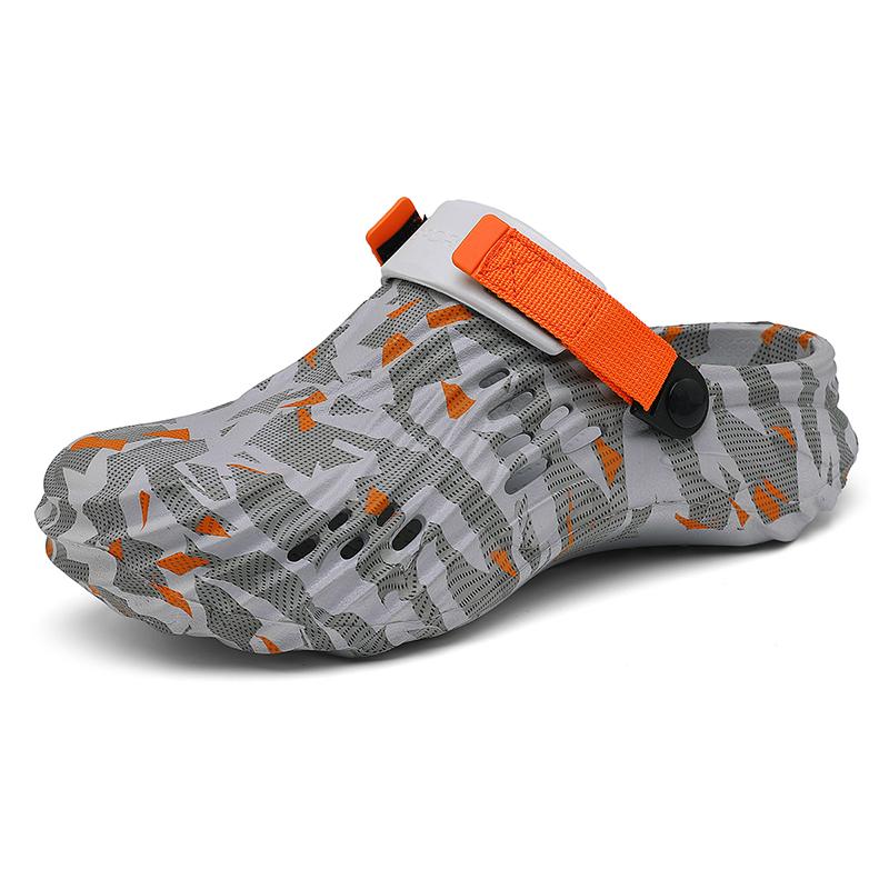 New Summer Clogs Men s Outdoor Beach Anti-slip Breathable Slippers Men s Thick-soled Beach Soft-soled Casual Men Shoes 47 сірий/помаранчевий
New Summer Clogs Men s Outdoor Beach Anti-slip Breathable Slippers Men s Thick-soled Beach Soft-soled Casual Men Shoes 47 сірий/помаранчевий