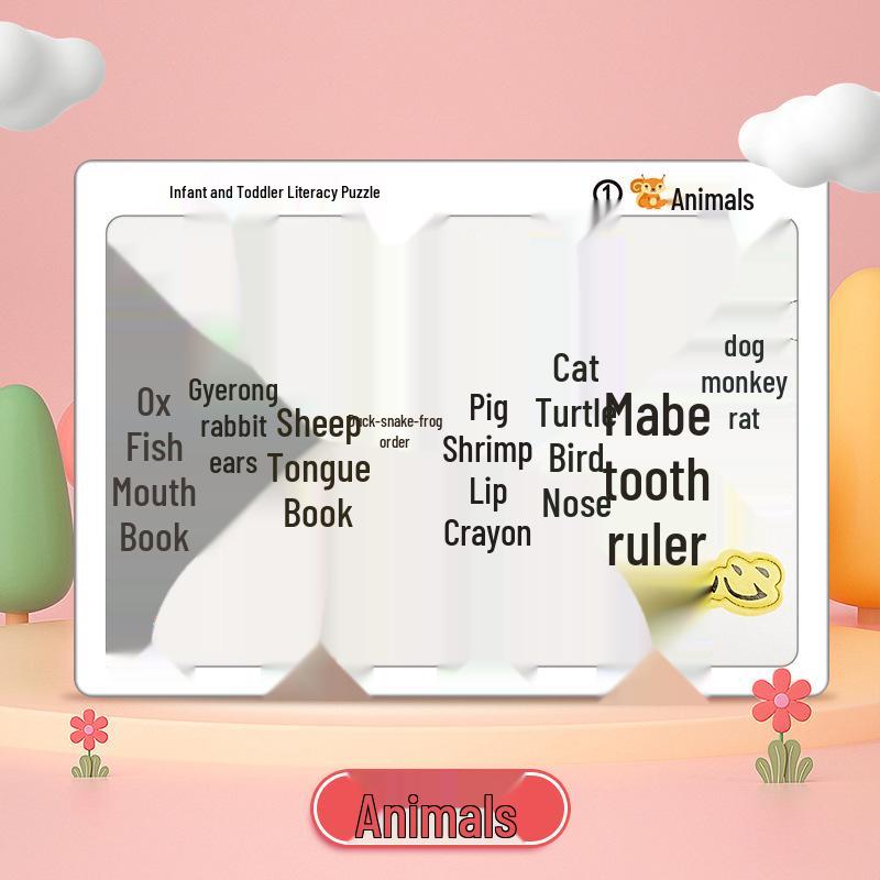 Educational Literacy Puzzle Cards for Toddlers and Kids Ages 3-6
Educational Literacy Puzzle Cards for Toddlers and Kids Ages 3-6
