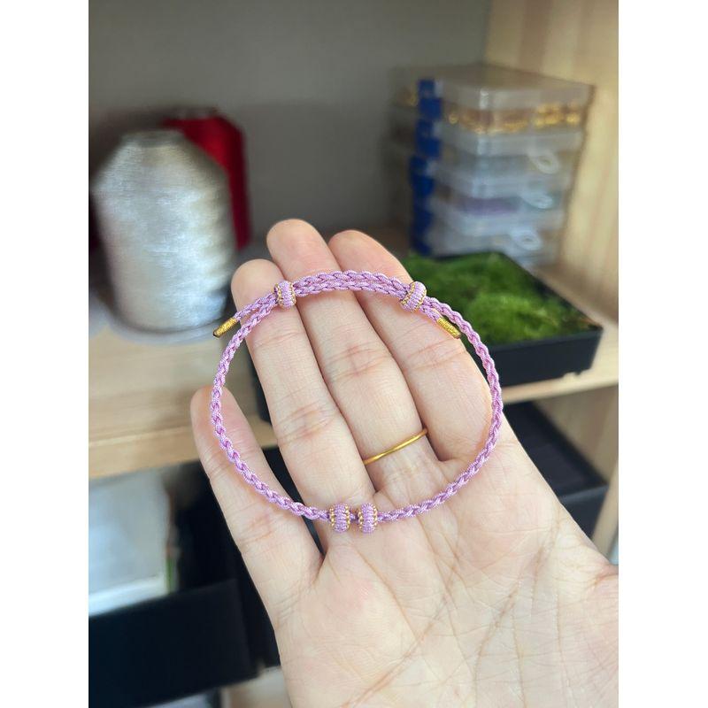 New Arrival Fine 2mm Four-Strand Woven Minimalist DIY Bracelet Handmade Woven Hand Strap Beaded Pendant Zodiac Adjustable Pink Purple 2mm thickness adjustable
New Arrival Fine 2mm Four-Strand Woven Minimalist DIY Bracelet Handmade Woven Hand Strap Beaded Pendant Zodiac Adjustable Pink Purple 2mm thickness adjustable