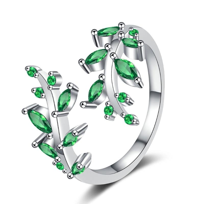 Stylish Tree Branch Inspired Ring Prong Set Stones Trendy Fashion Accessory Cubic Zirconia Leaf Ring
Stylish Tree Branch Inspired Ring Prong Set Stones Trendy Fashion Accessory Cubic Zirconia Leaf Ring