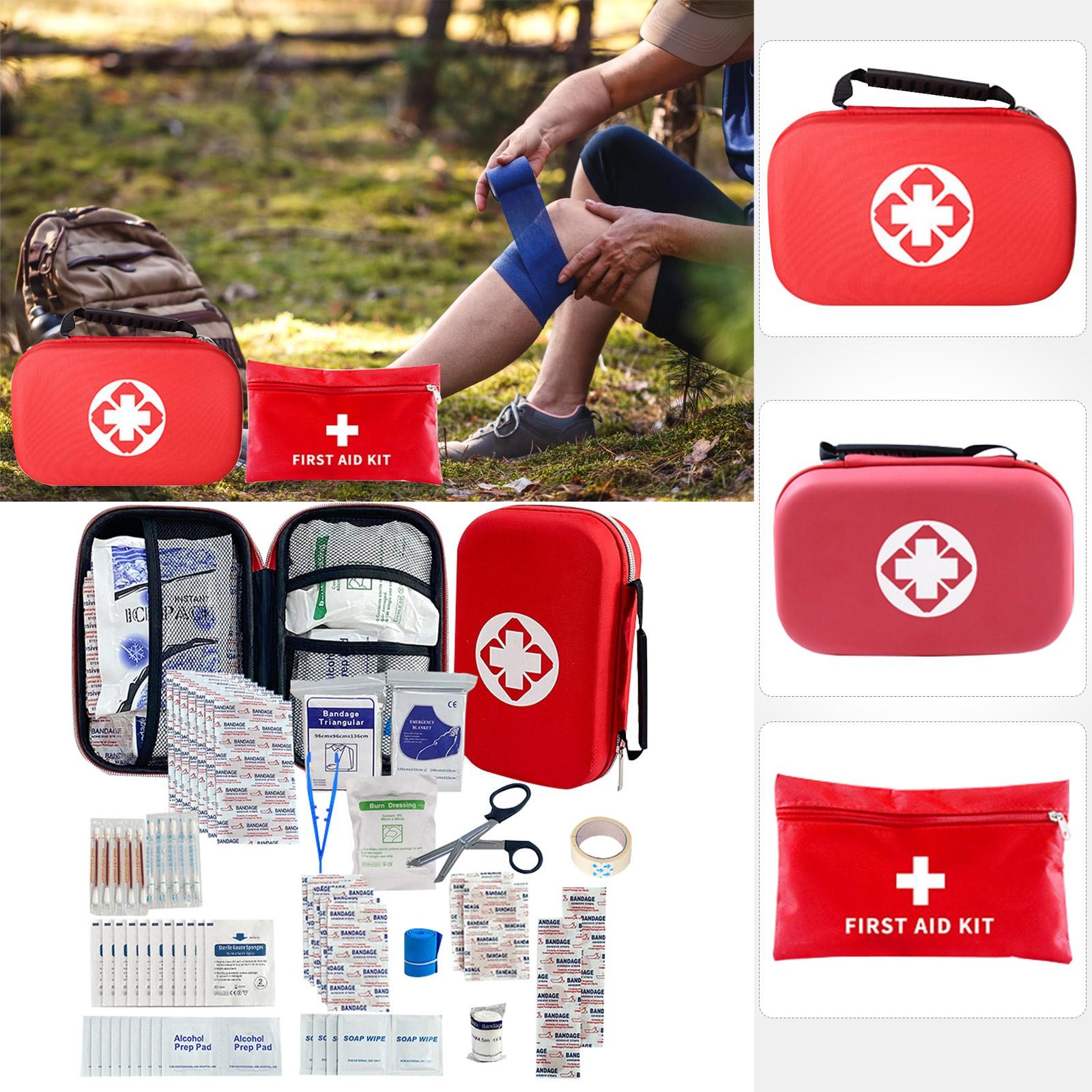 Компактный дорожный комплект для пеших прогулок, домашнего кемпинга и автомобиля, включая ножницы, пластыри, бинты, тампоны и другое
Компактный дорожный комплект для пеших прогулок, домашнего кемпинга и автомобиля, включая ножницы, пластыри, бинты, тампоны и другое