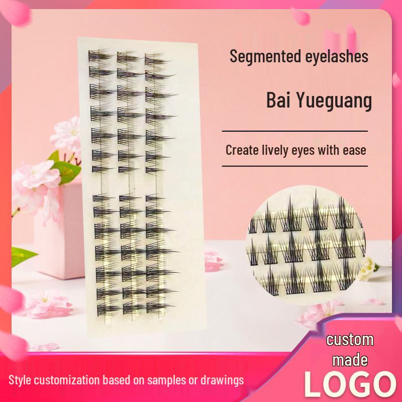 White Moonlight Natural Cluster False Eyelashes: Segmented, Self-Grafting Simulation D
White Moonlight Natural Cluster False Eyelashes: Segmented, Self-Grafting Simulation D