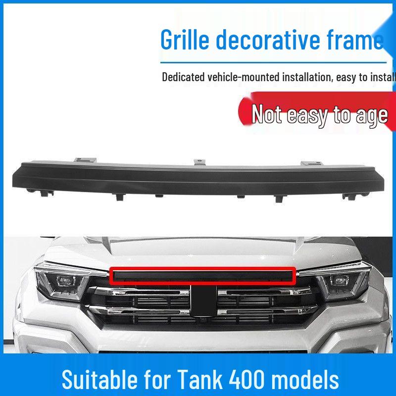 Bright Decorative Frame & Strip for Tank 400 Grille, Bumper & Hood
Bright Decorative Frame & Strip for Tank 400 Grille, Bumper & Hood